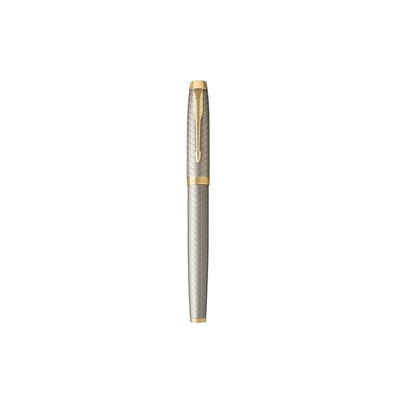 Penna Stilografica Parker IM Warm Silver Golden Trim