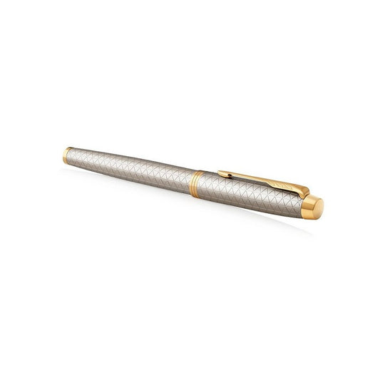 Penna Stilografica Parker IM Warm Silver Golden Trim