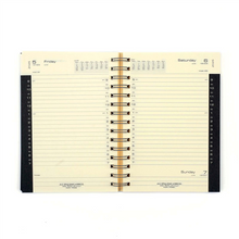 Carica l'immagine nel visualizzatore di Gallery, Ricambio Agenda settimanale 2026 17x24 cm con anelli Spalding & Bros