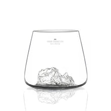 Carica l'immagine nel visualizzatore di Gallery, Set due bicchieri da whisky "Topographic: Sassolungo e Gran Paradiso"
