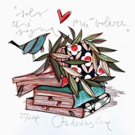 Grafica incorniciata di Federica Porro: "Solo chi sogna può volare"