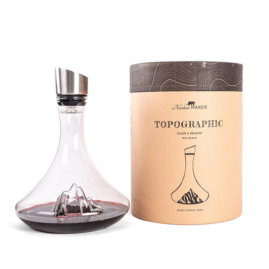 Decanter "Topographic: Monte Everest"
