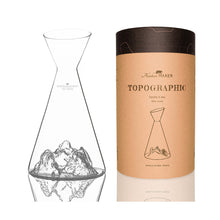 Carica l'immagine nel visualizzatore di Gallery, Caraffa "Topographic: Aiguille du Midi"