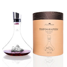 Carica l'immagine nel visualizzatore di Gallery, Decanter "Topographic: Tofane"