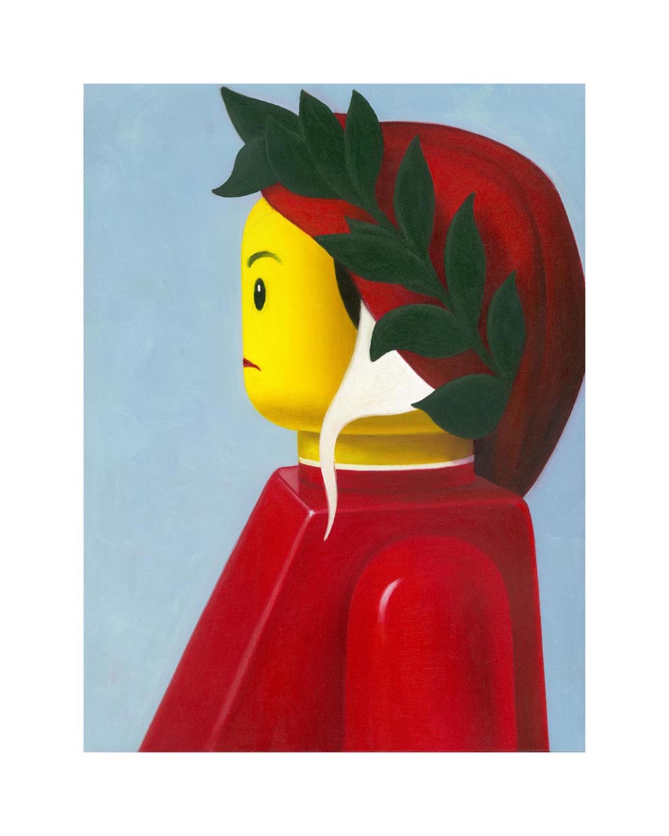 Grafica di Stefano Bolcato "DANTE ALIGHIERI - BOTTICELLI"
