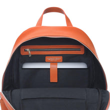 Carica l'immagine nel visualizzatore di Gallery, Zaino medio in pelle portacomputer 14" "Be-Next" A.G. Spalding & Bros arancio
