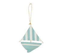 Carica l'immagine nel visualizzatore di Gallery, Barchetta in legno da appendere (disponibile in due varianti)