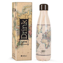 Carica l'immagine nel visualizzatore di Gallery, Bottiglia Termica Alluminio "Map" iDrink