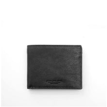 Carica l'immagine nel visualizzatore di Gallery, Portafogli da uomo in pelle con portaspicci, volantino e RFID "Oregon" A. G. Spalding & Bros nero
