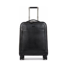 Carica l'immagine nel visualizzatore di Gallery, Trolley cabina in pelle con portapc 15" e portaipad Modus Piquadro