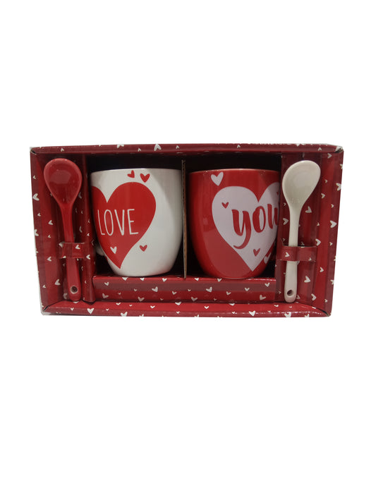 Set tazzine "I Love You"