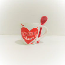 Carica l'immagine nel visualizzatore di Gallery, Tazzina da caffè "Buongiorno Amore"