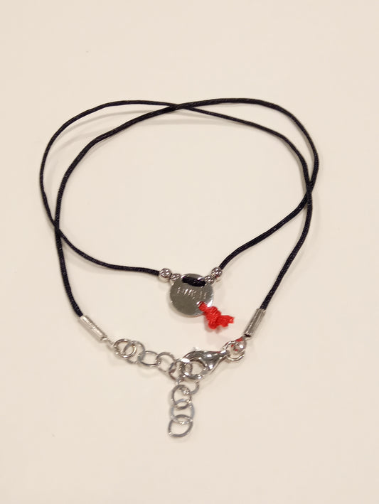 Bracciale doppio giro Wish nero