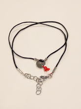 Carica l'immagine nel visualizzatore di Gallery, Bracciale doppio giro Wish nero