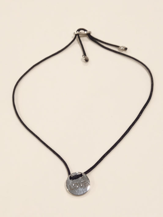 Bracciale in argento "Love" nero