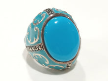 Carica l'immagine nel visualizzatore di Gallery, Anello in argento con turchese
