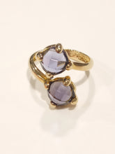 Carica l'immagine nel visualizzatore di Gallery, Anello contrariè in argento placcato dorato