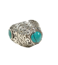 Carica l'immagine nel visualizzatore di Gallery, Anello argento con turchese