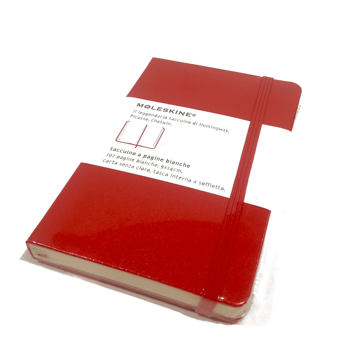 Quadernino Pocket Moleskine pagine bianche