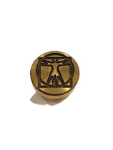 Carica l'immagine nel visualizzatore di Gallery, Timbro da ceralacca Uomo Vitruviano