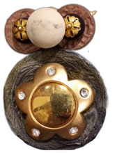 Carica l'immagine nel visualizzatore di Gallery, Bottongufo grande con fiore