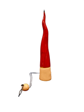 Carica l'immagine nel visualizzatore di Gallery, Corno in ceramica craquelet da 17cm