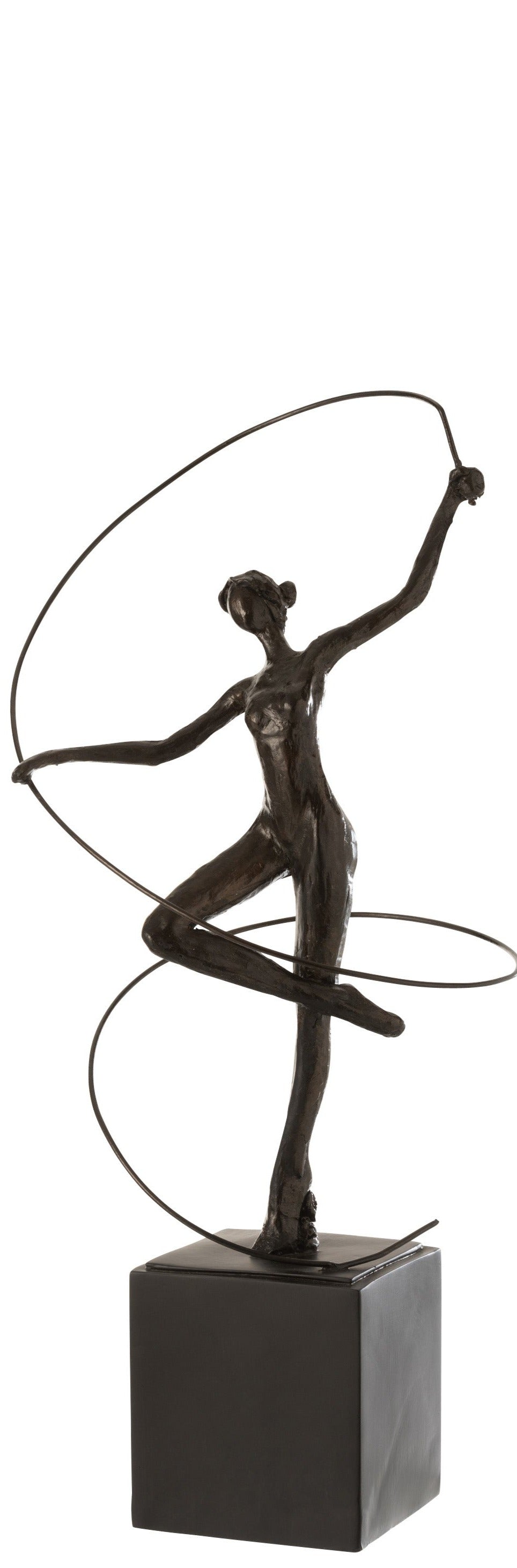 Scultura in resina "Ginnasta"