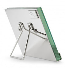 Carica l'immagine nel visualizzatore di Gallery, Portafoto in vetro e metallo rodiato