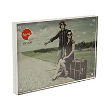 Carica l'immagine nel visualizzatore di Gallery, Portafoto double face in acrilico trasparente 20x15