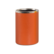 Carica l'immagine nel visualizzatore di Gallery, Bicchiere portapenne in similpelle InTempo arancione