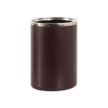 Carica l'immagine nel visualizzatore di Gallery, Bicchiere portapenne in similpelle InTempo testa di moro