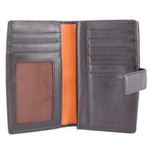 Carica l'immagine nel visualizzatore di Gallery, Portafogli donna con patta Link Piquadro testa di moro