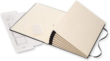 Carica l'immagine nel visualizzatore di Gallery, Portfolio A4 con sei tasche a soffietto "Moleskine" ( bianco