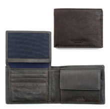 Carica l'immagine nel visualizzatore di Gallery, Portafogli da uomo in pelle con portaspicci, volantino e RFID "Oregon" A. G. Spalding & Bro testa di moro