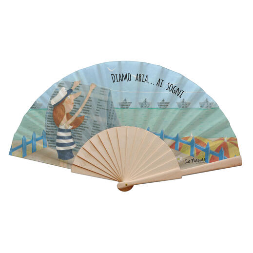 Ventaglio decorato "Le Nasute"