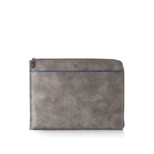 Carica l'immagine nel visualizzatore di Gallery, Portadocumenti sottobraccio Blue Gate InTempo grigio fumo