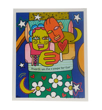 Carica l'immagine nel visualizzatore di Gallery, Grafica incorniciata di Danilo De Donno "Guardo noi due e penso Forever"