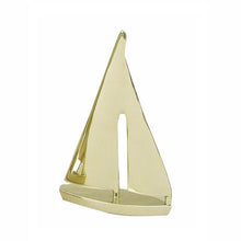 Carica l'immagine nel visualizzatore di Gallery, Barca a vela in ottone lucidato grande