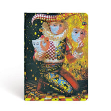 Carica l'immagine nel visualizzatore di Gallery, Quaderno midi a righe a copertina rigida con elastico "Identità"