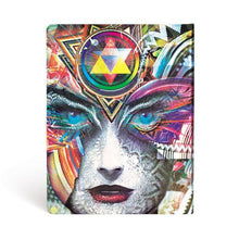 Carica l'immagine nel visualizzatore di Gallery, Quaderno Ultra a pagine bianche a copertina rigida con elastico "Android Jones - Revolution" Paperblanks