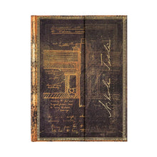 Carica l'immagine nel visualizzatore di Gallery, Quaderno Ultra a righe con chiusura magnetica "Tesla - Bozzetto di una Turbina" Paperblanks