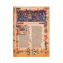 Carica l'immagine nel visualizzatore di Gallery, Quaderno midi a righe a copertina rigida con elastico "Inferno - Dante"