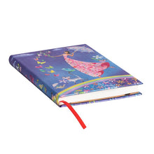 Carica l'immagine nel visualizzatore di Gallery, Quaderno midi a righe a copertina rigida con elastico "Arcobaleno Primaverile"