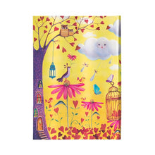 Carica l'immagine nel visualizzatore di Gallery, Quaderno midi a righe a copertina rigida con elastico "Fogliame Autunnale"