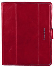 Carica l'immagine nel visualizzatore di Gallery, Custodia a leggio per iPad2 e nuovo iPAD in pelle Bluesquare Piquadro rosso