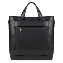 Carica l'immagine nel visualizzatore di Gallery, Shopping bag portacomputer 14" in pelle Obidos Piquadro