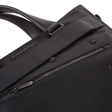 Carica l'immagine nel visualizzatore di Gallery, Shopping bag portacomputer 14" in pelle Obidos Piquadro