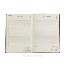 Carica l'immagine nel visualizzatore di Gallery, Agenda mini rigida giornaliera 2023 "Rosa fiamminga - Mira Botanica" Paperblanks