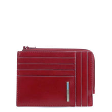 Carica l'immagine nel visualizzatore di Gallery, Bustina portamonete, documenti e carte di credito Blue Square Piquadro rosso