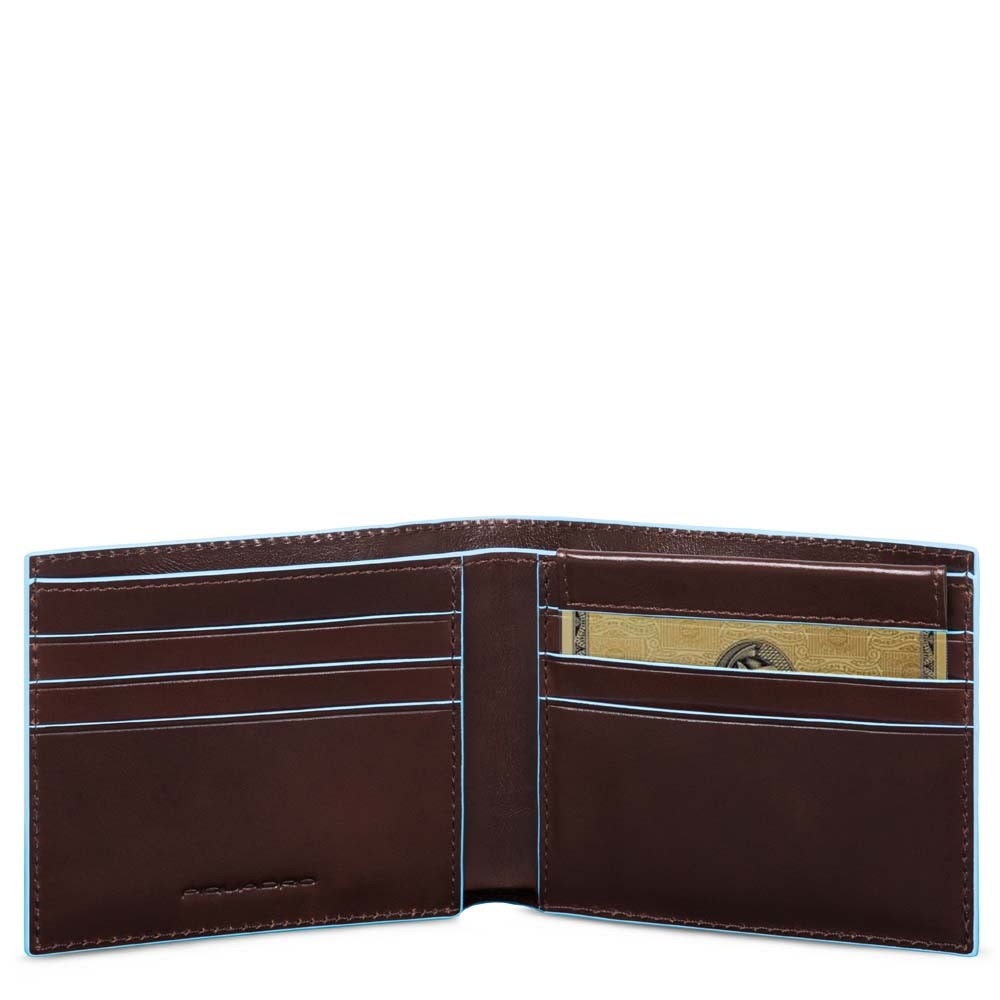 Portafoglio piccolo uomo con portabadge estraibile e RFID Bluesquare Piquadro (disponibile in diversi colori)